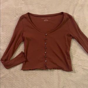 Cute long sleeve american eagle top